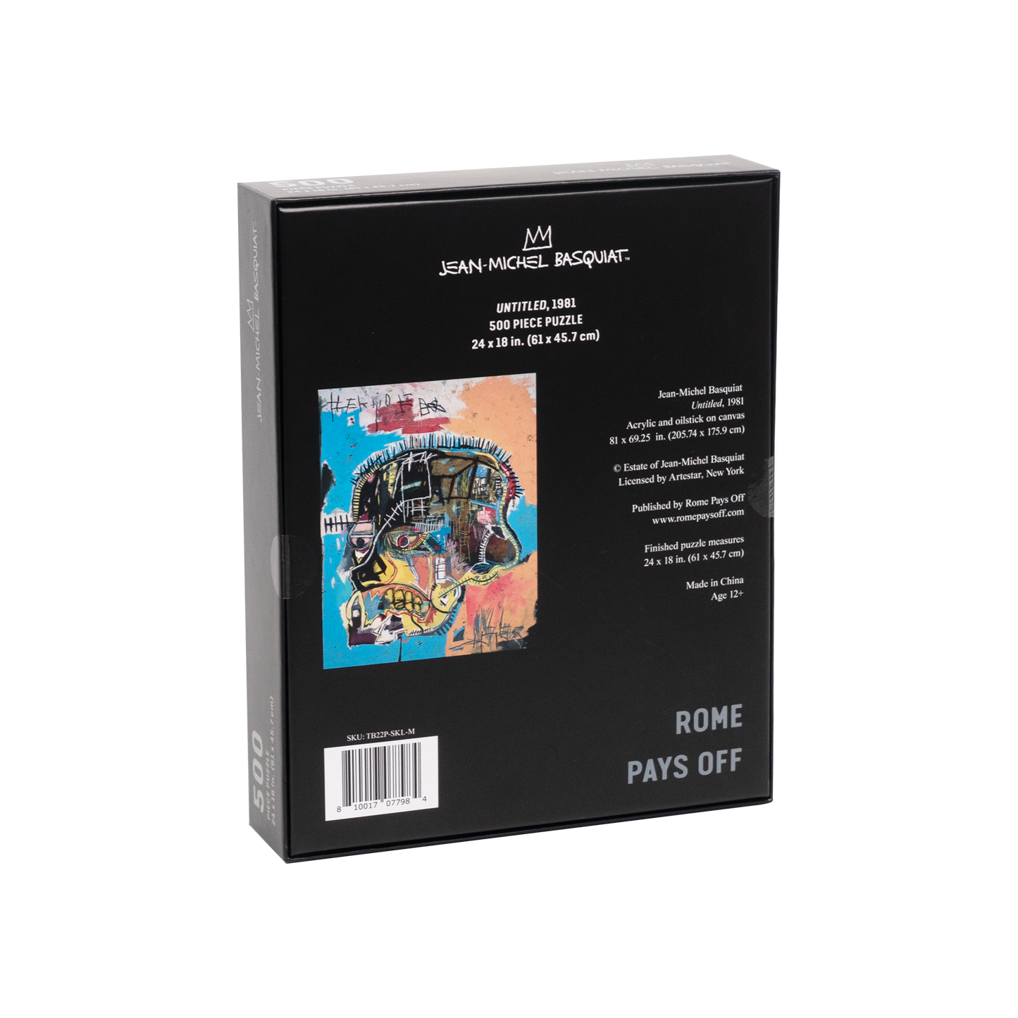 Basquiat “Skull” 500-pc. Jigsaw Puzzle