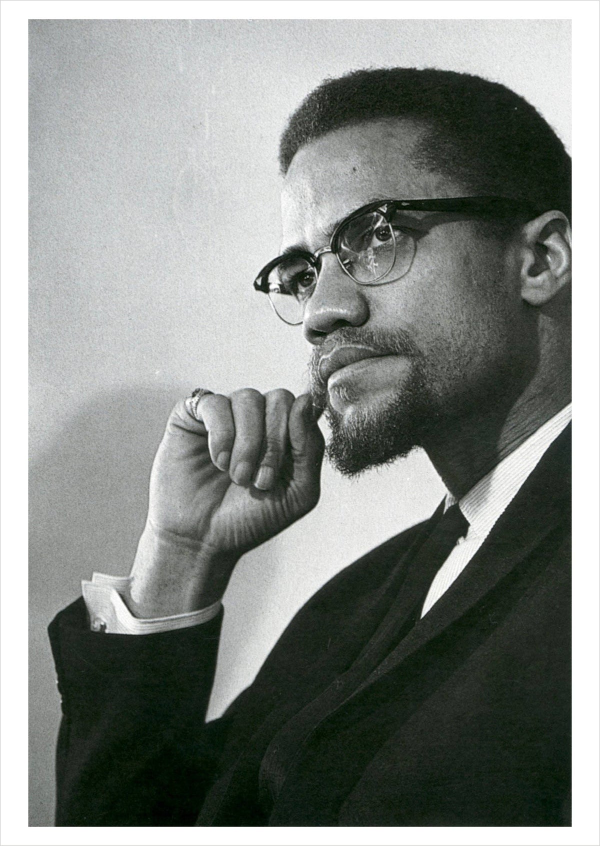 Pomegranate - Malcolm X Postcard