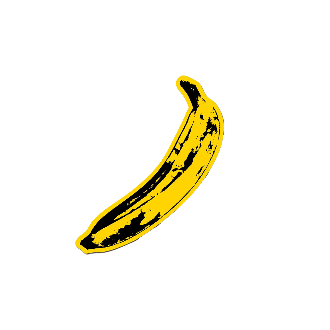 Big Banana By Andy Warhol Sticker