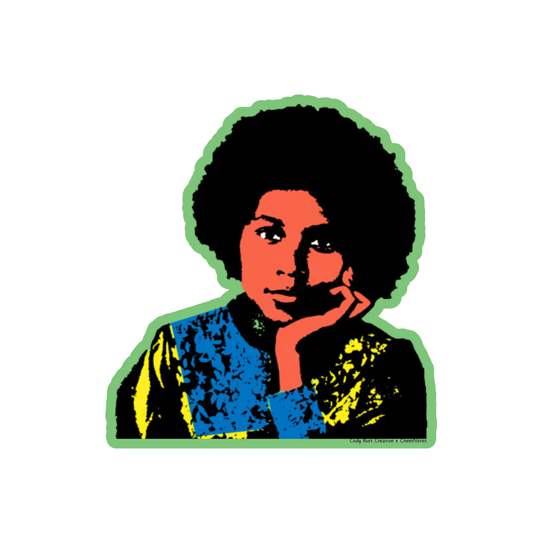 Bell Hooks Iconic Author Sticker