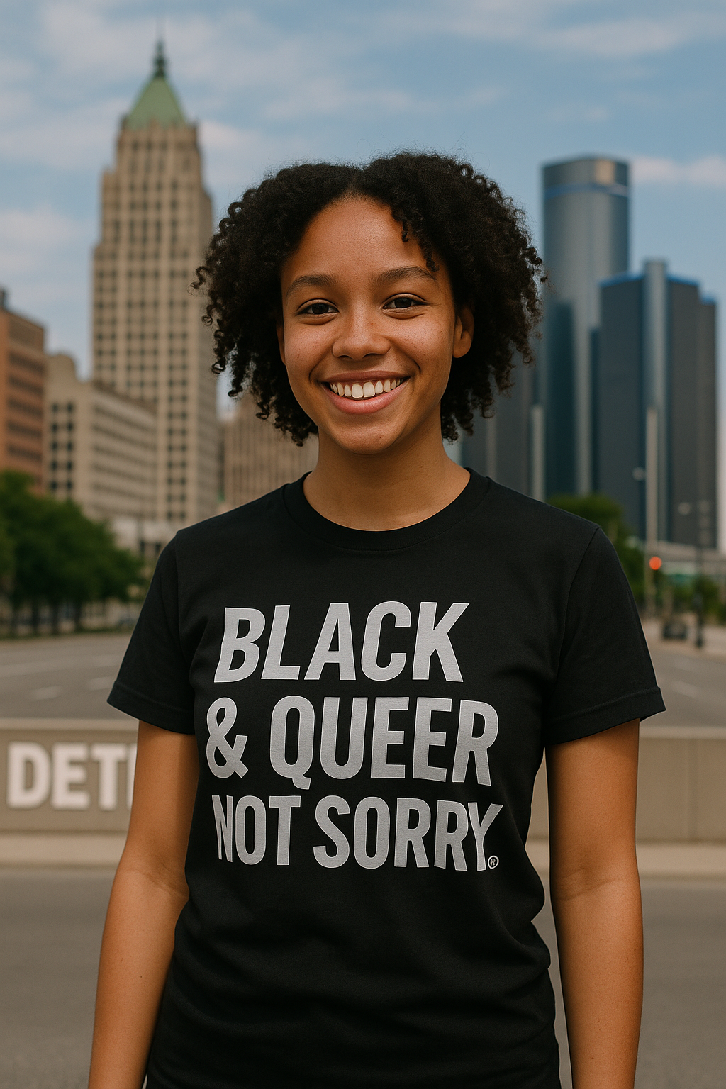Black & Queer Not Sorry Shirt (Black)*