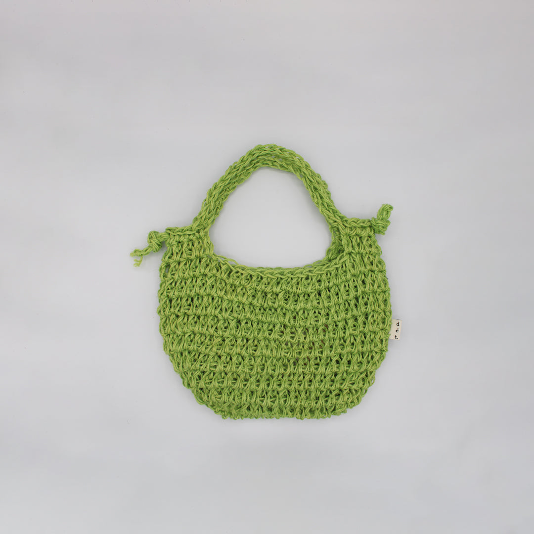 Crochet Mini Tote - Green
