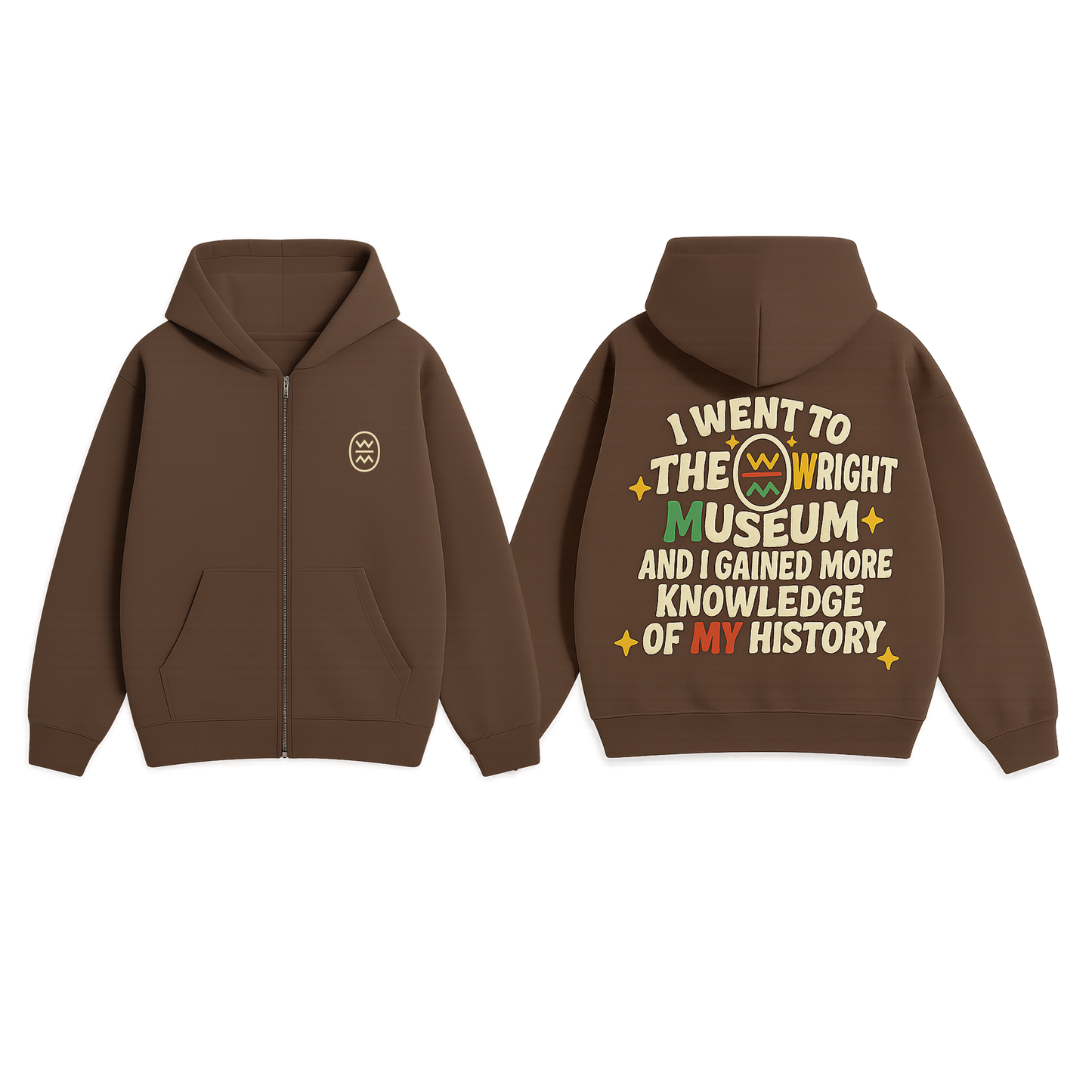 I Went To The Wright Puff Zip-Up