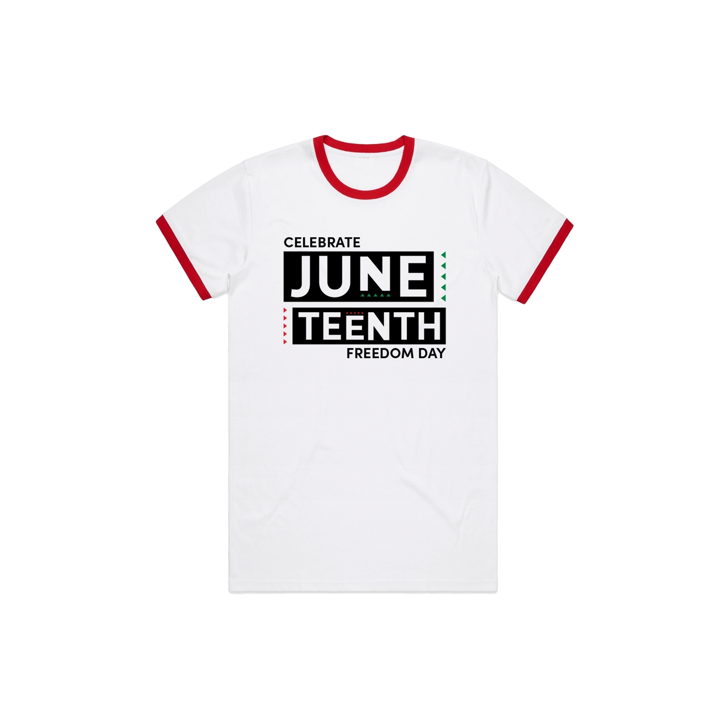 Men's Juneteenth Ringer Tee