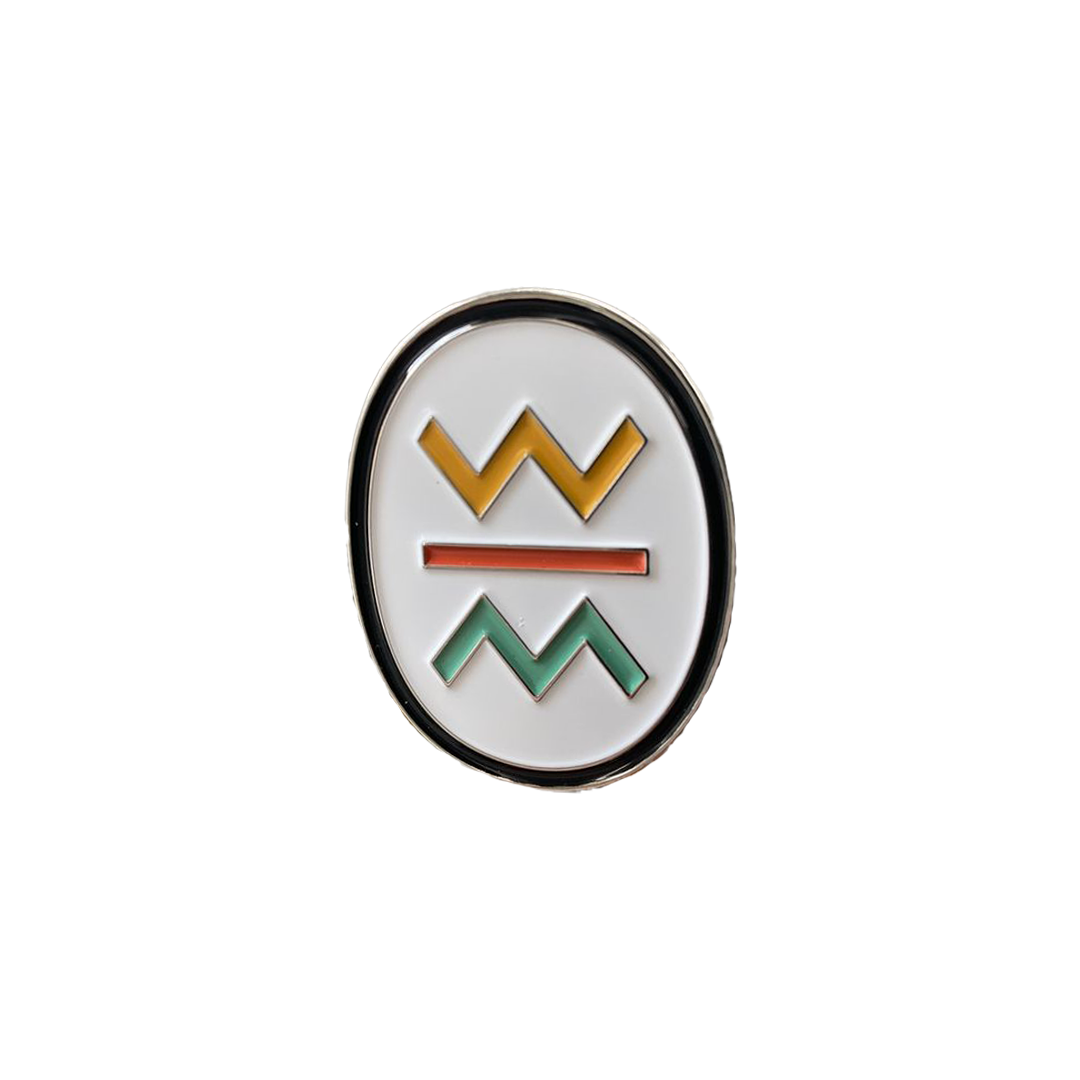 The Wright Logo Oval Pin