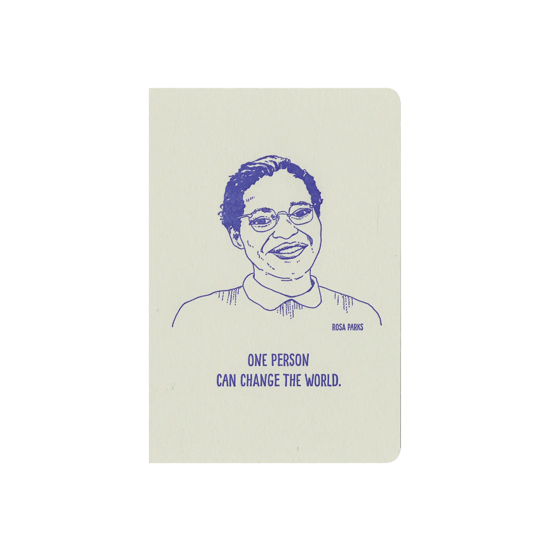 Rosa Parks Quote Notebook