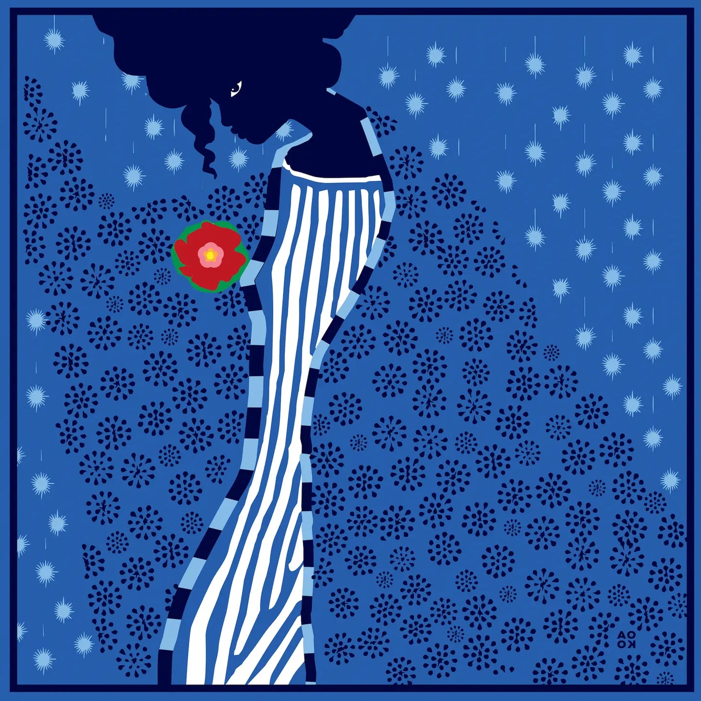 Me Time Blue Scarf