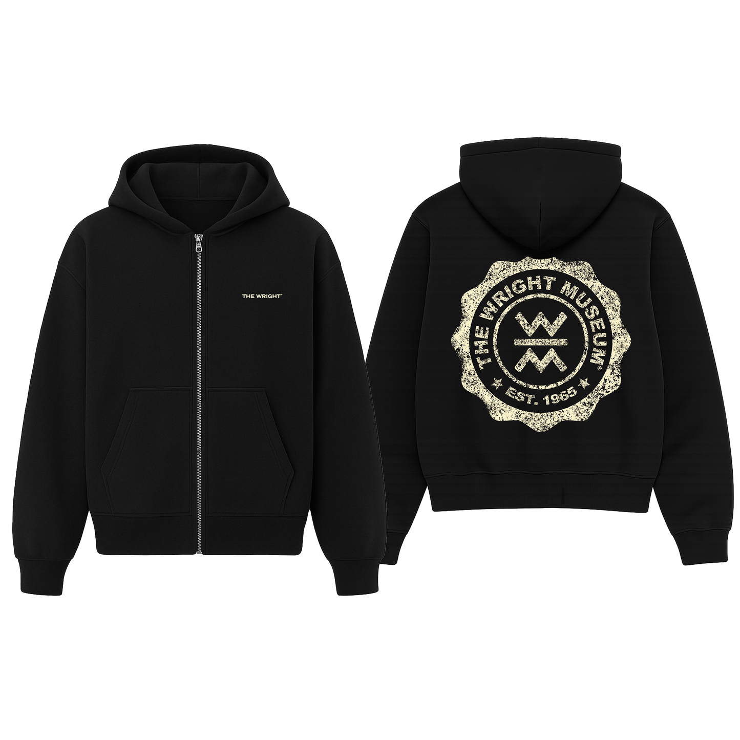 The Wright Stamp Zip-Up