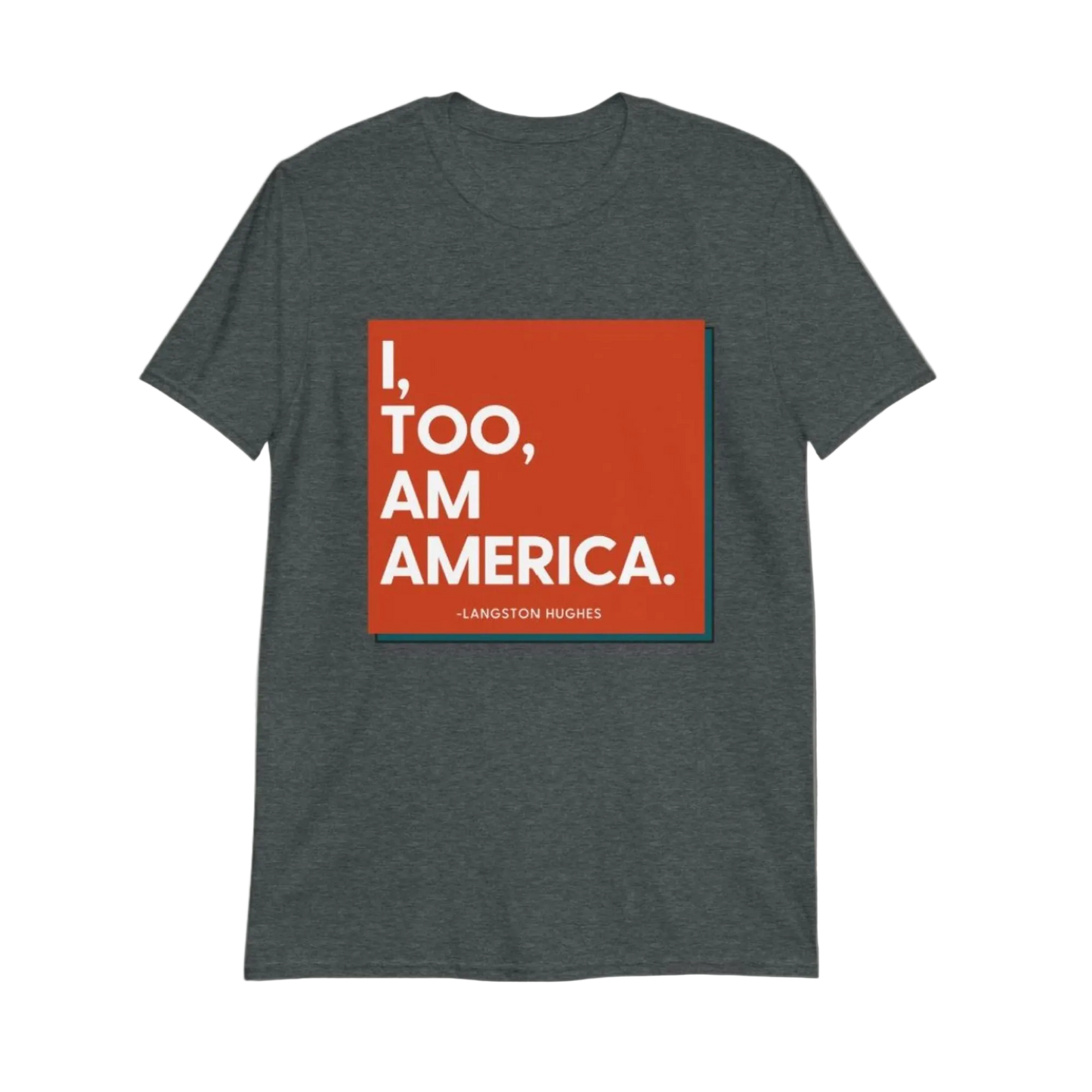 Quarterly Subscription | Message T-Shirt - Langston Hughes