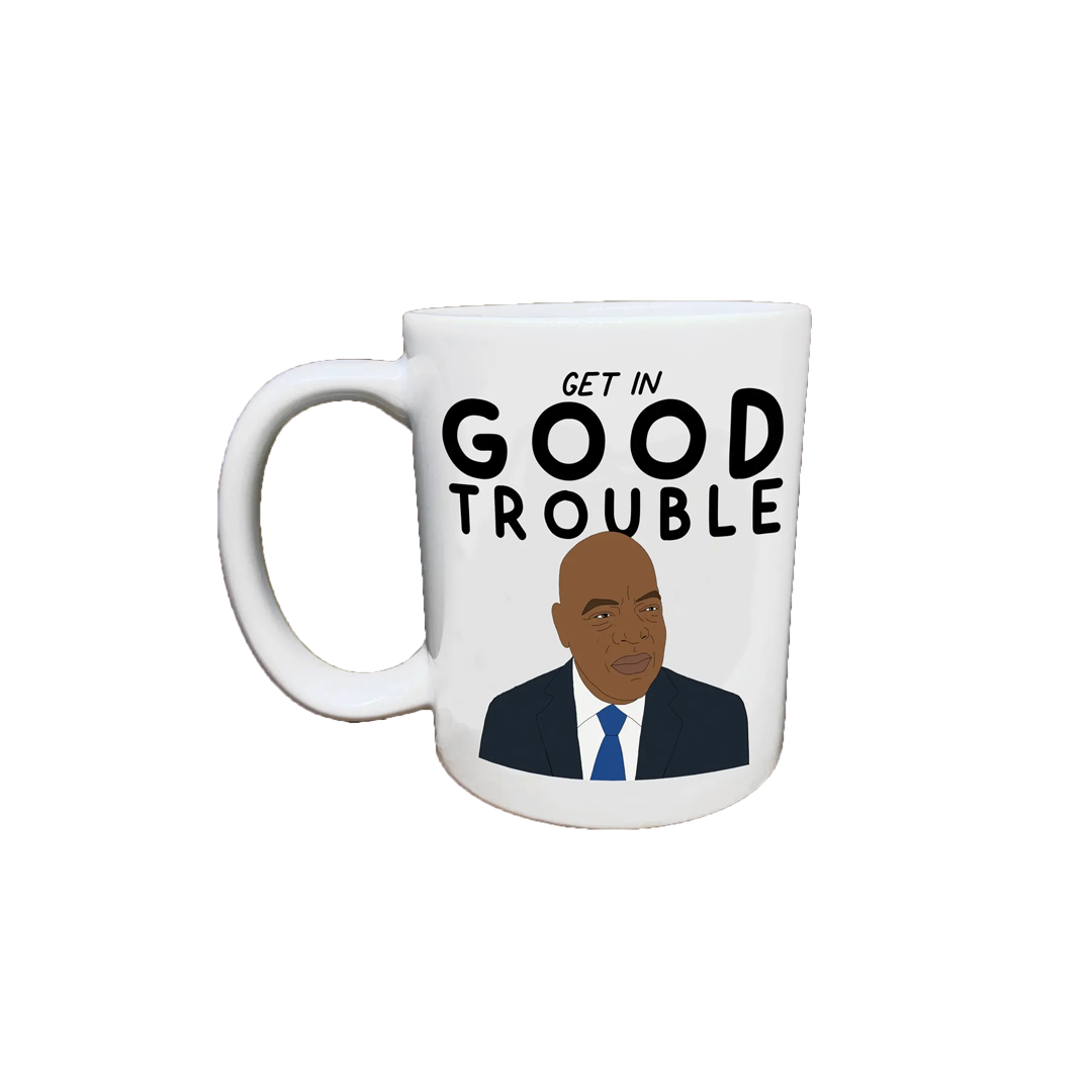 John Lewis Good Trouble Mug