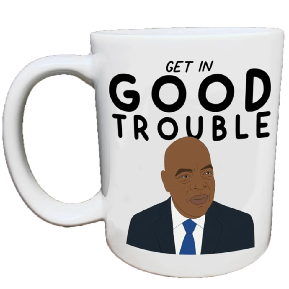John Lewis Good Trouble Mug