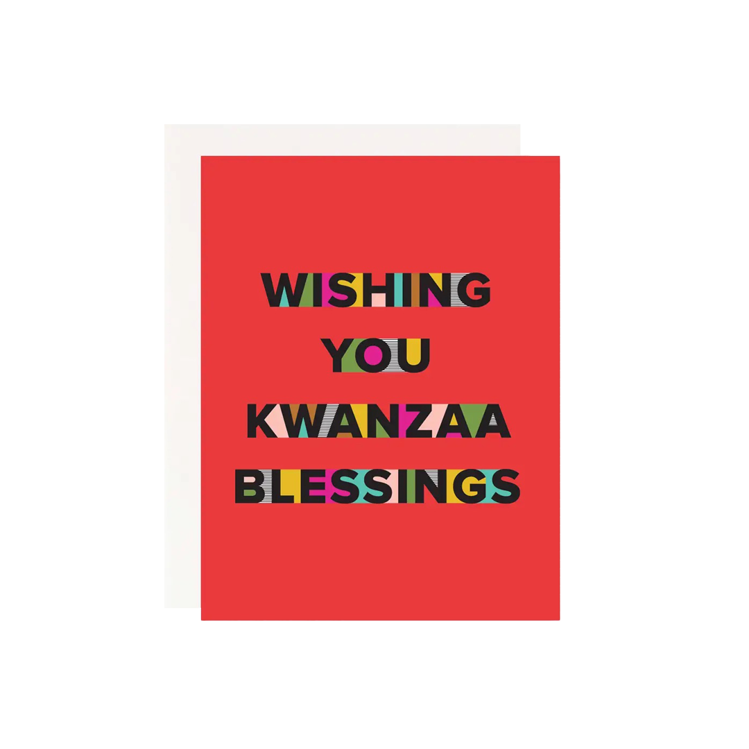 Kwanzaa Blessings Greeting Card