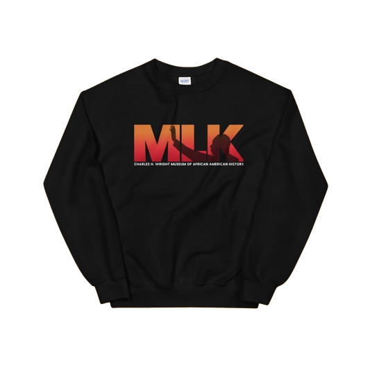 MLK in Red Unisex Sweatshirt