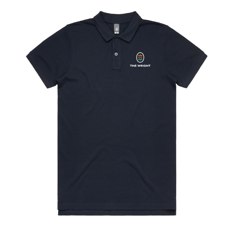 The Wright Logo Polo (Navy)*
