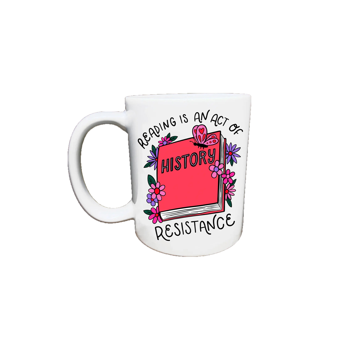 Reading is an Act of Resistance Mug
