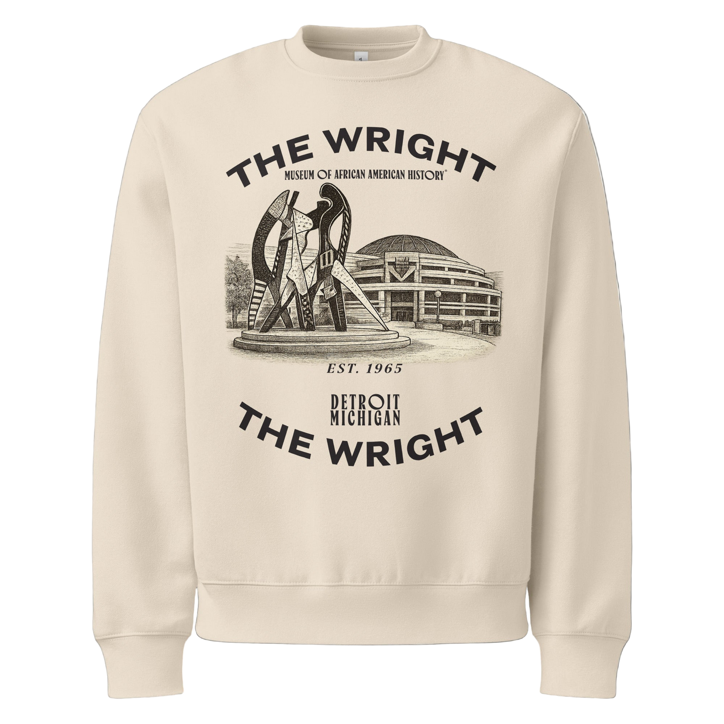 The Wright Sketch Oversized Crewneck