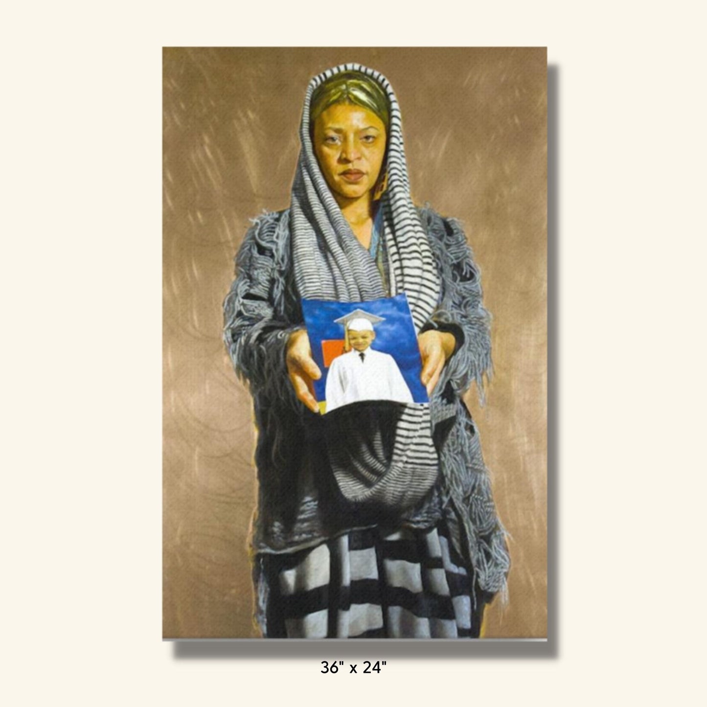 "Mom Says I'm Her Sun" Canvas Print