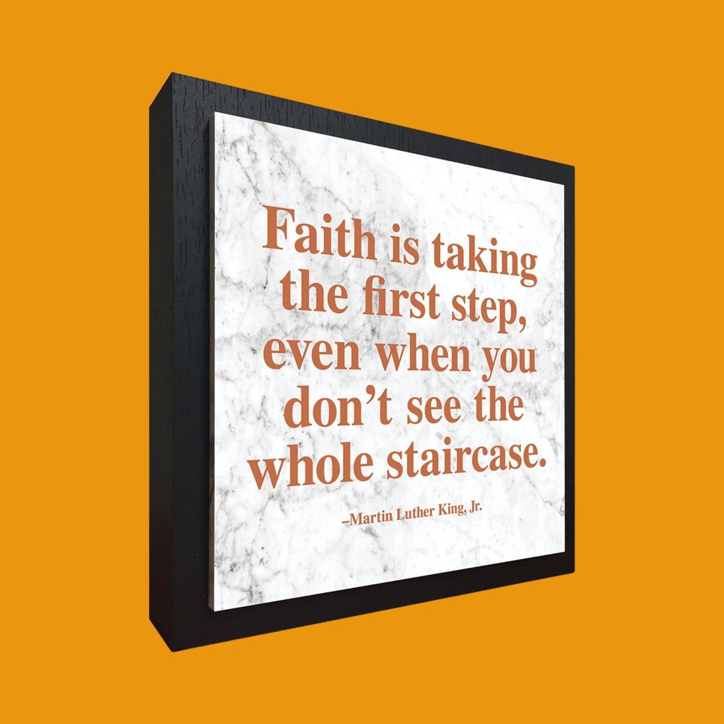 MLK "Faith" Quote Plaque