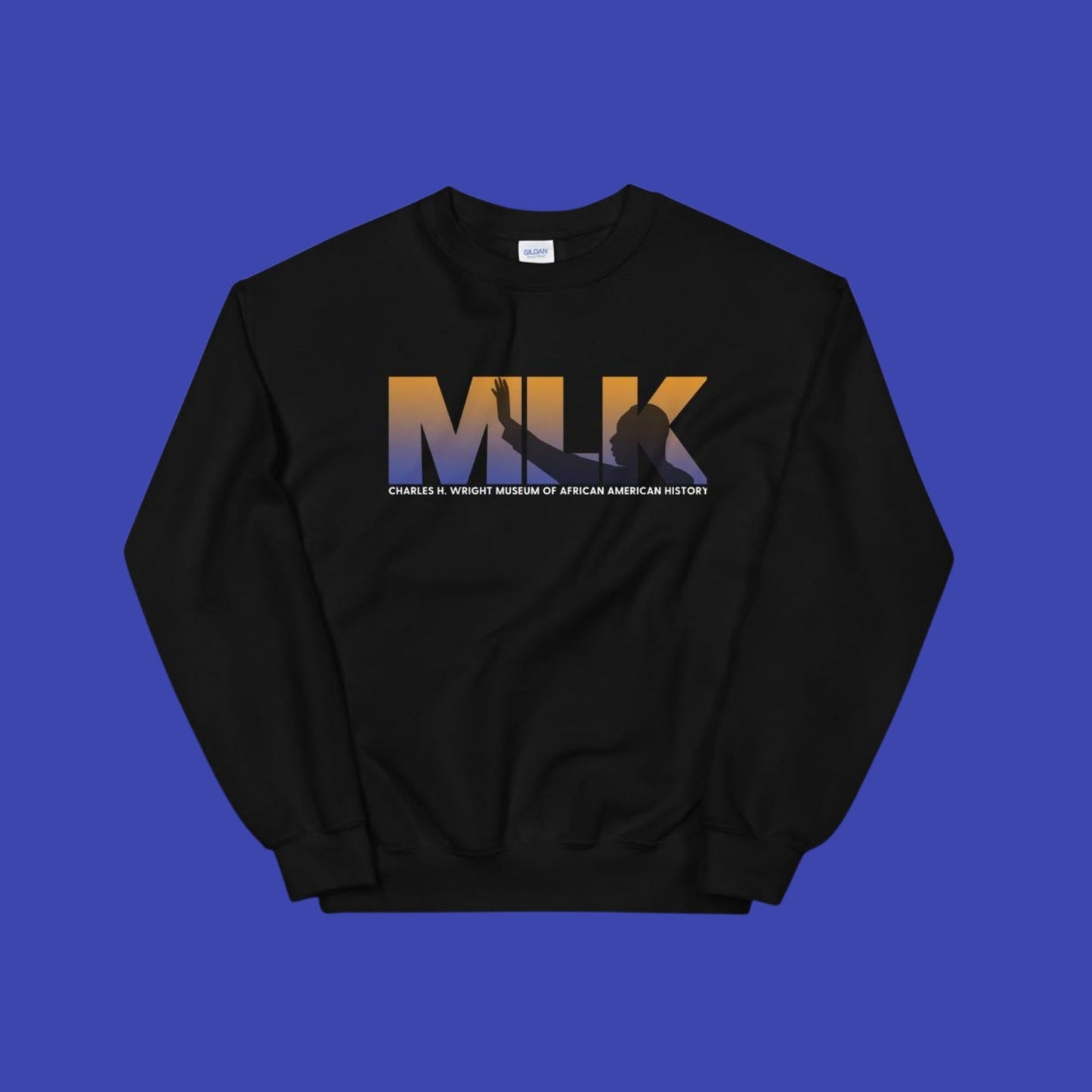 MLK in Blue Unisex Sweatshirt