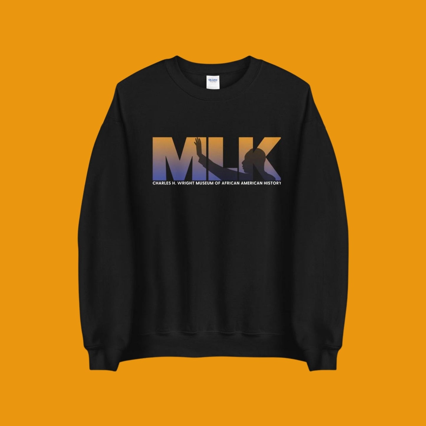 MLK in Blue Unisex Sweatshirt