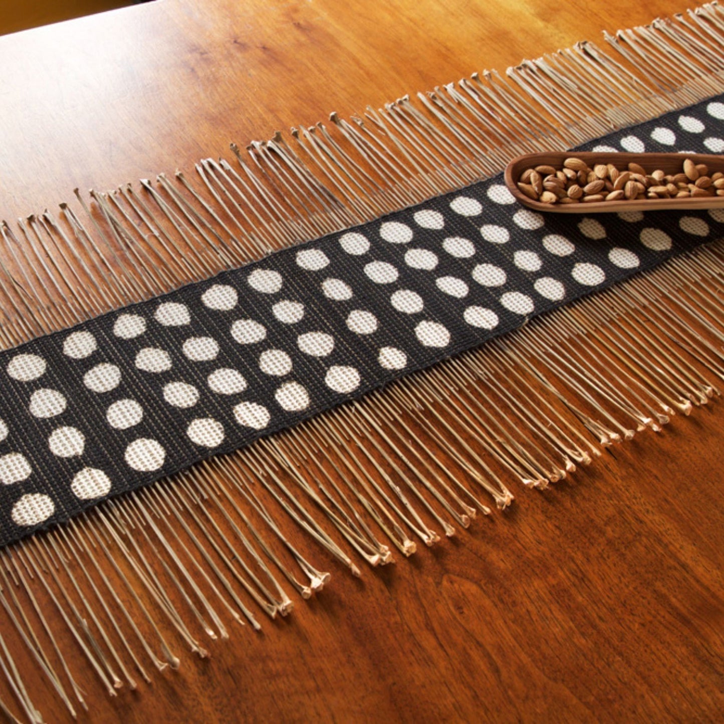 Polka Dot Twig Table Runner