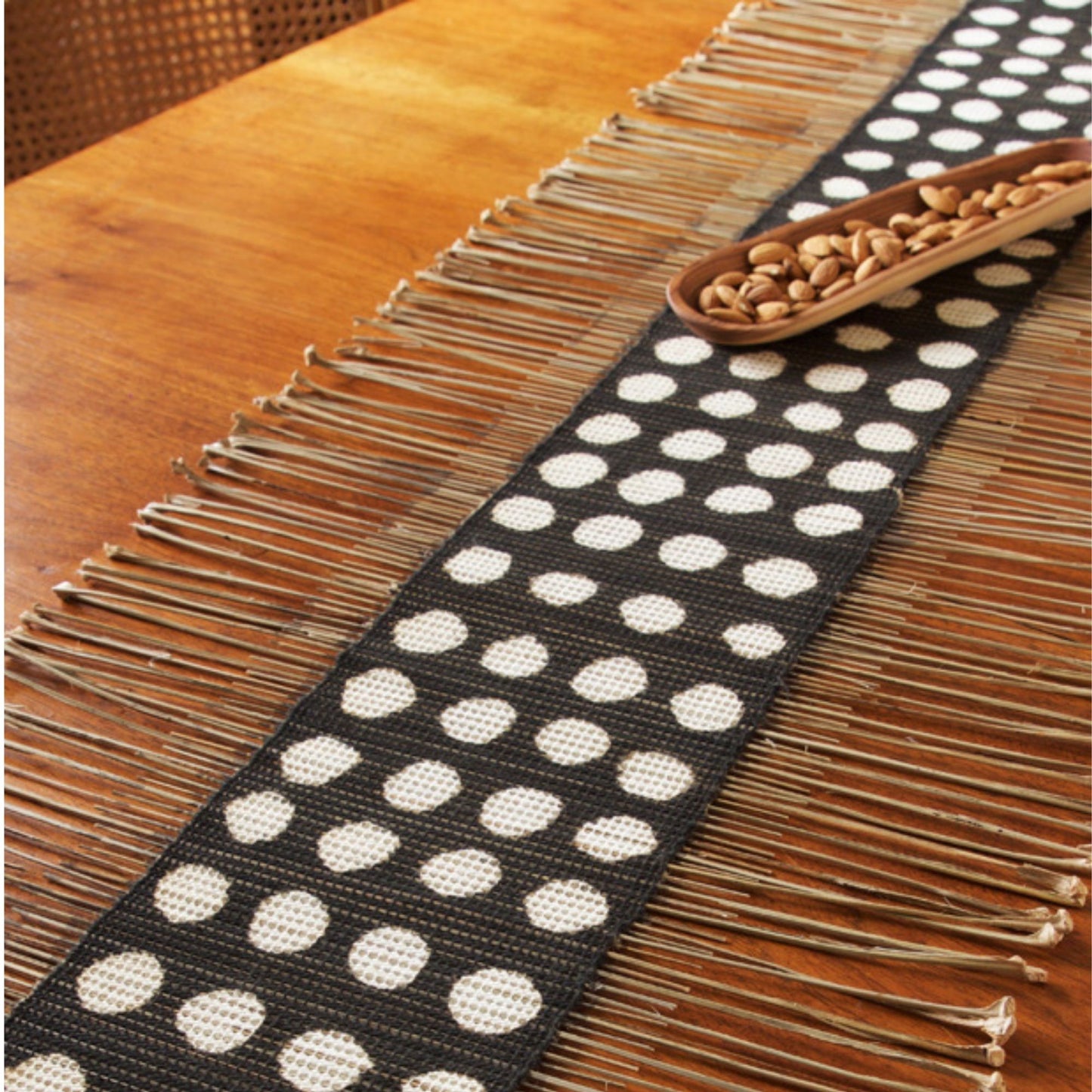 Polka Dot Twig Table Runner