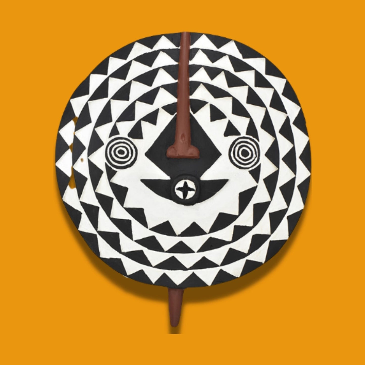 Bwa Wooden Sun Mask