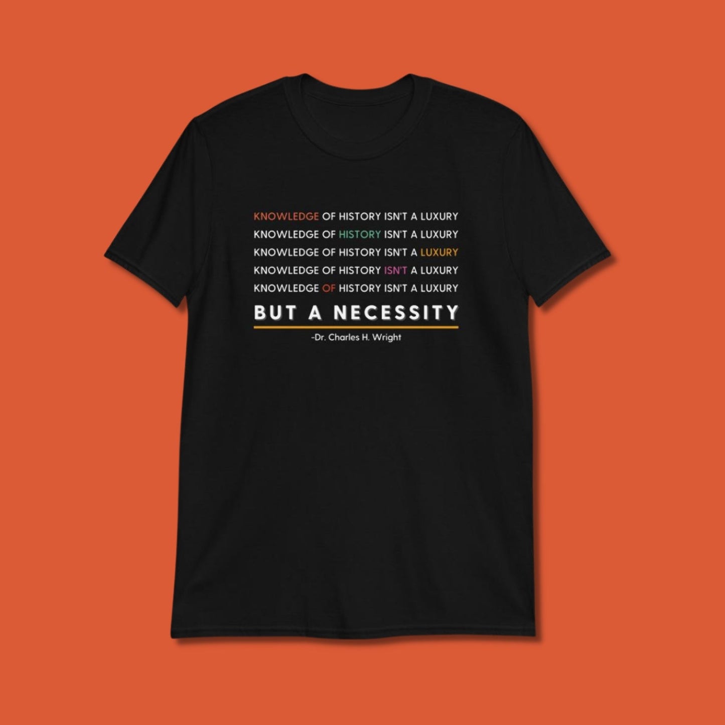 Dr. Charles H. Wright Quote T-Shirt