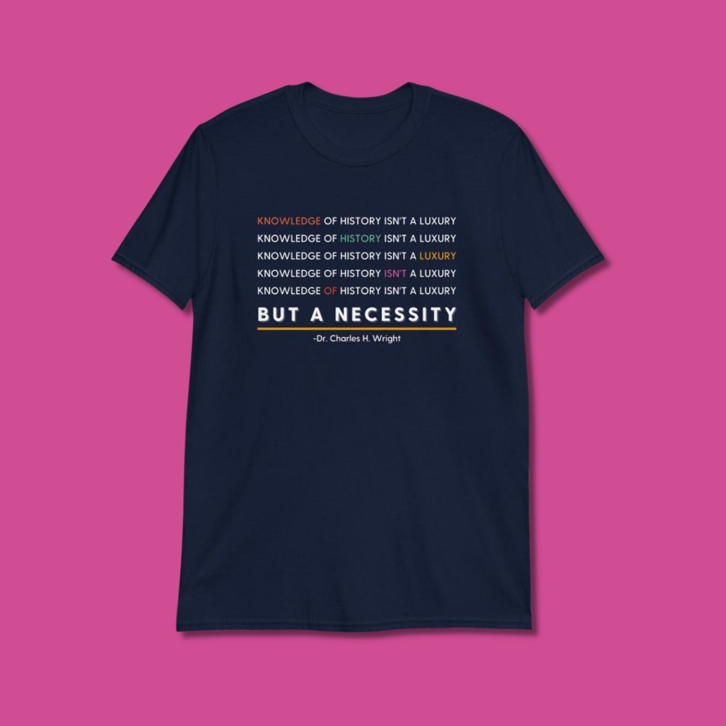 Dr. Charles H. Wright Quote T-Shirt