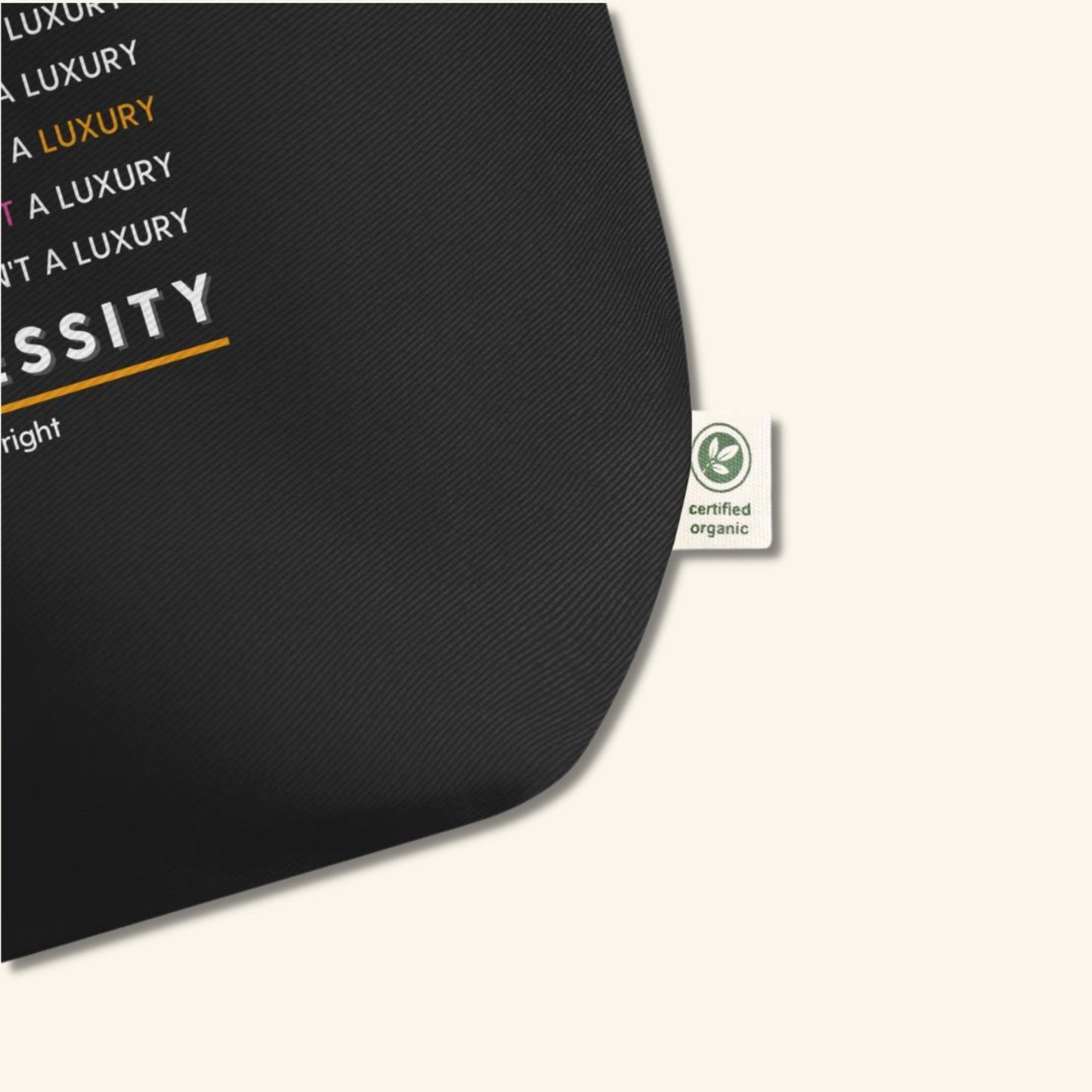 Dr. Charles H. Wright Large organic tote bag