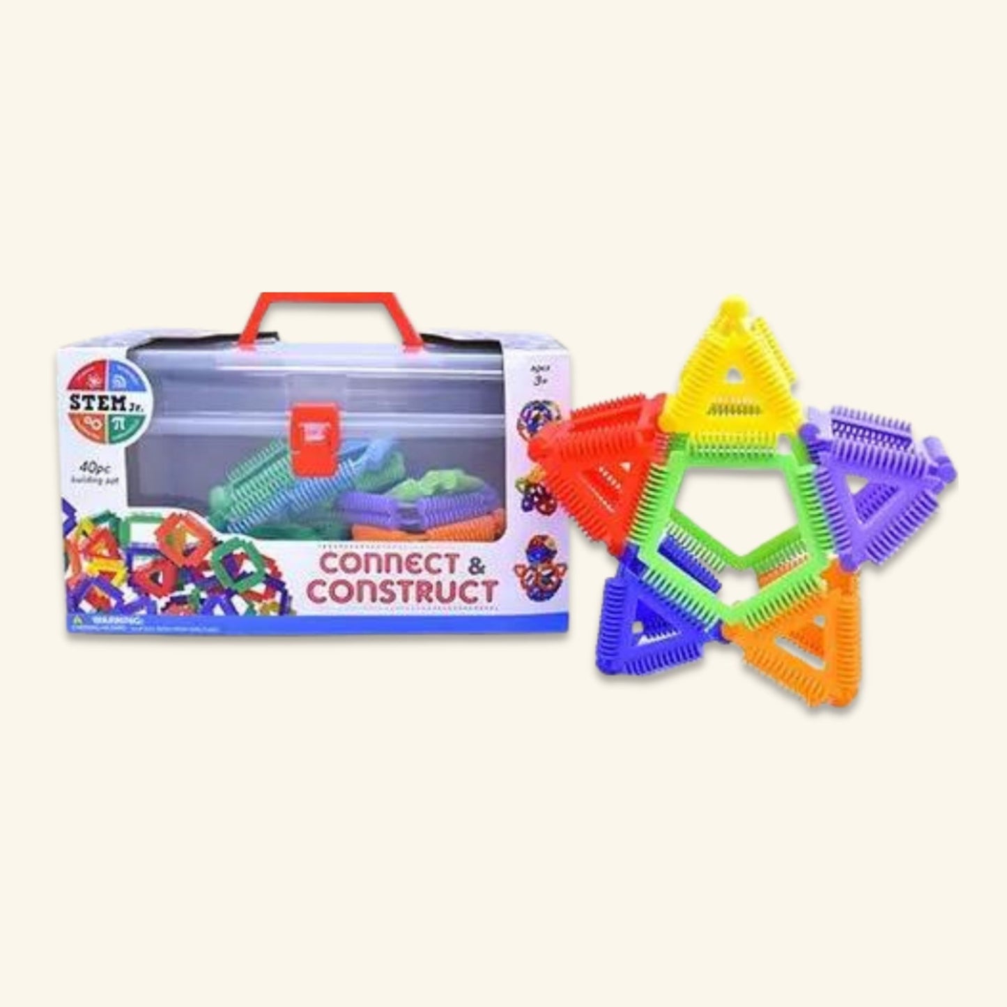 Connect & Construct 40 Piece Building Set