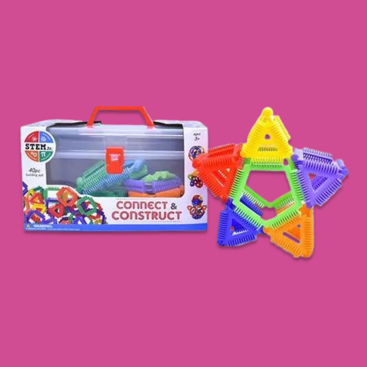 Connect & Construct 40 Piece Building Set
