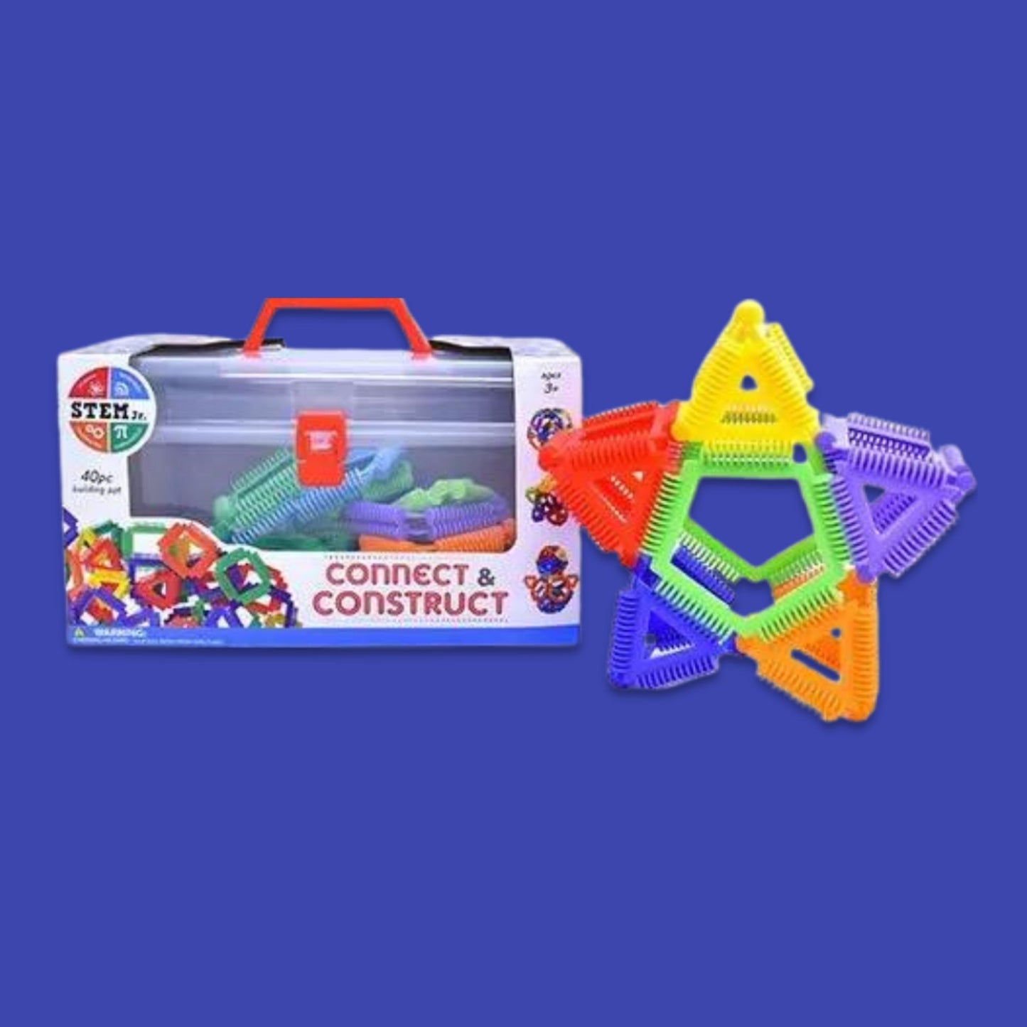Connect & Construct 40 Piece Building Set