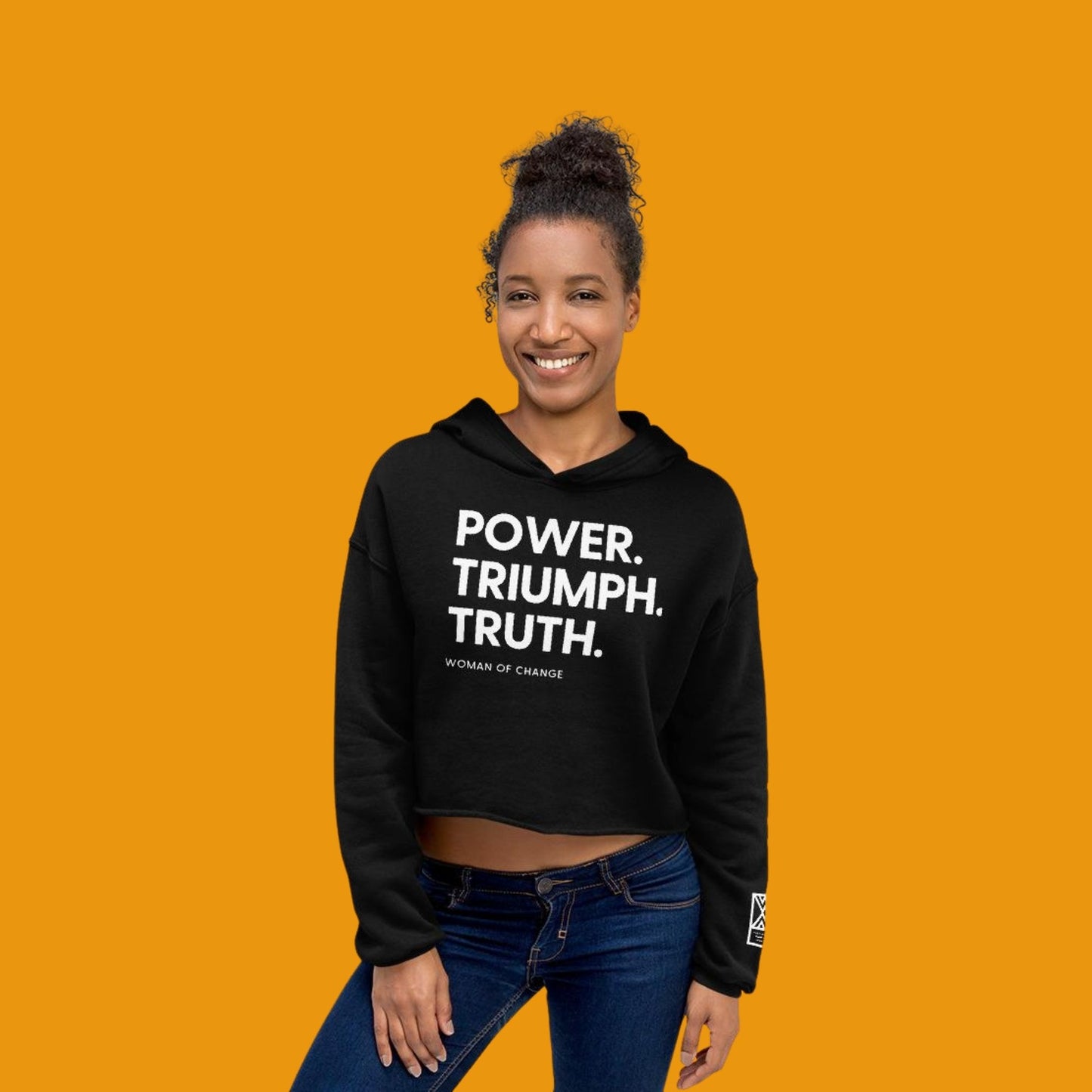 Woman of Change Cropped Hoodie