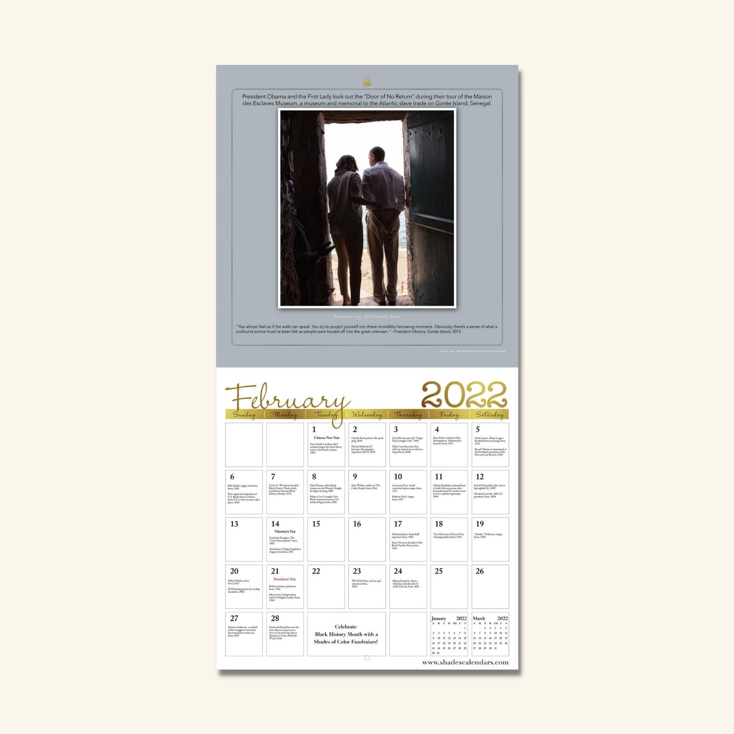 The Obama Years 2022 African American Wall Calendar