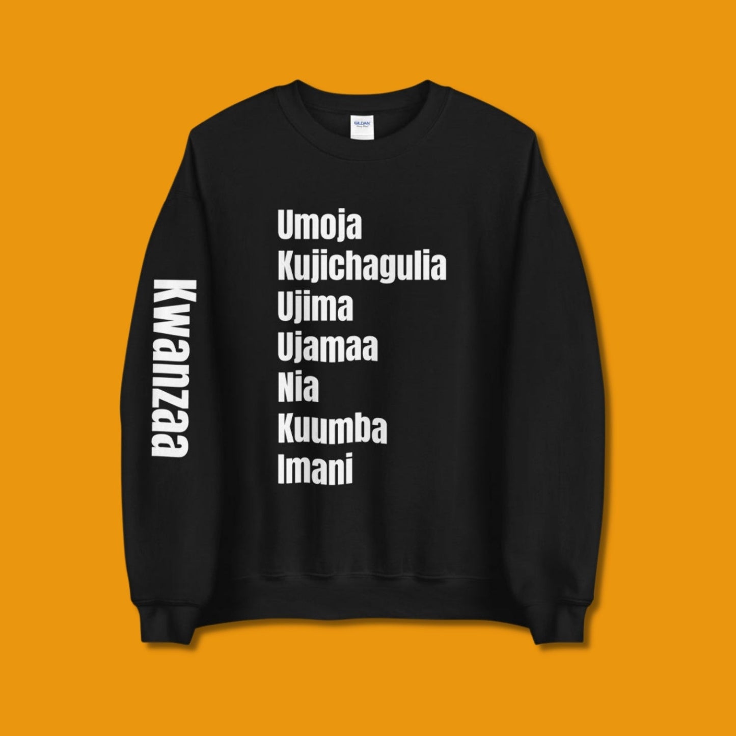 7 Principles Unisex Sweatshirt - Kwanzaa Sleeve