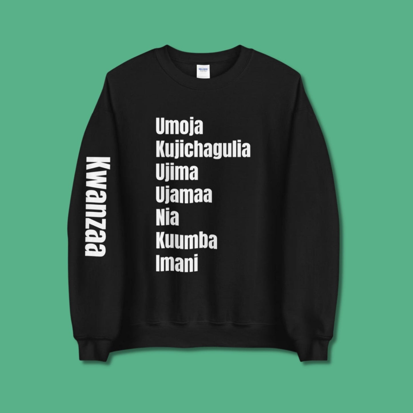 7 Principles Unisex Sweatshirt - Kwanzaa Sleeve
