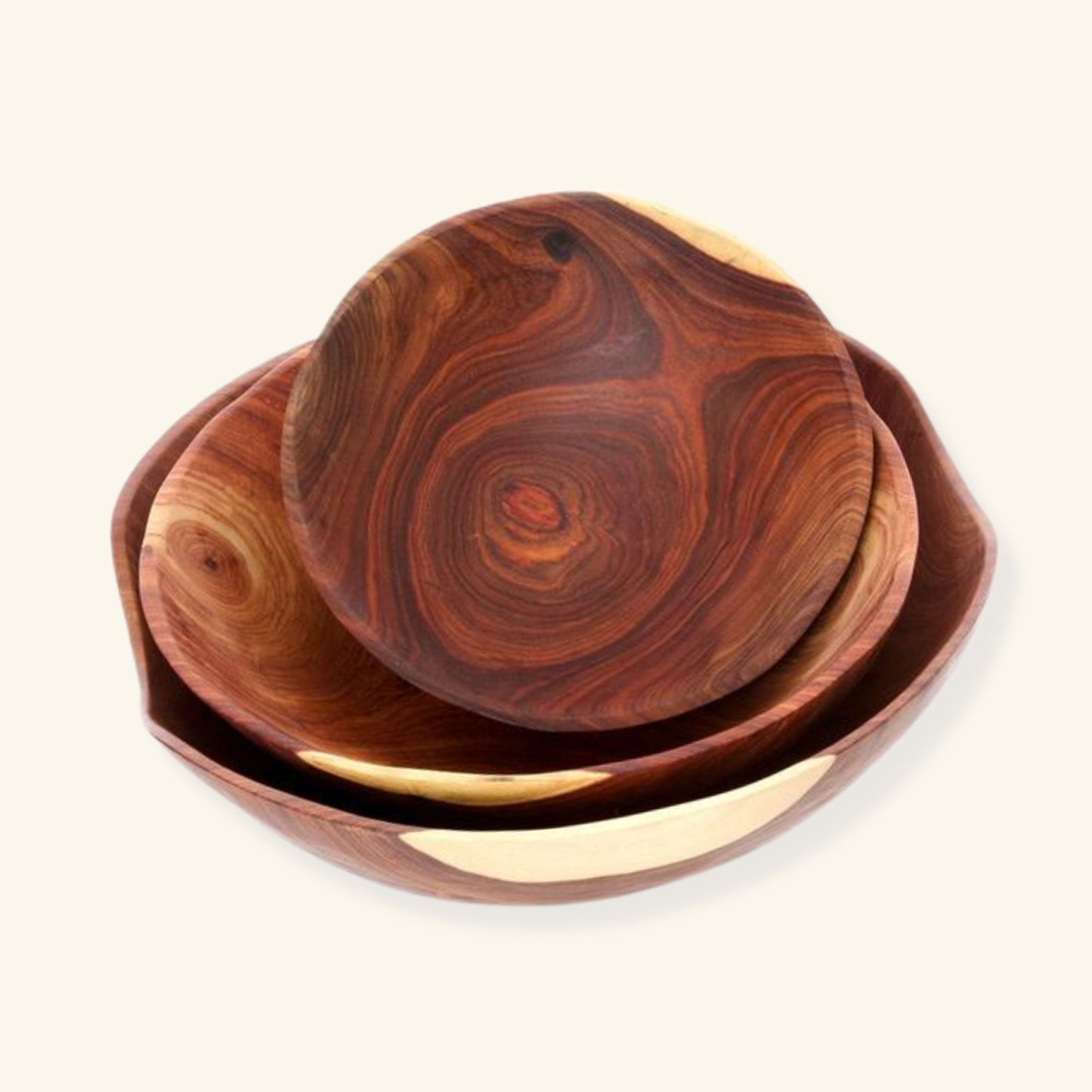 Teak Wood Salad Bowls from Zambia