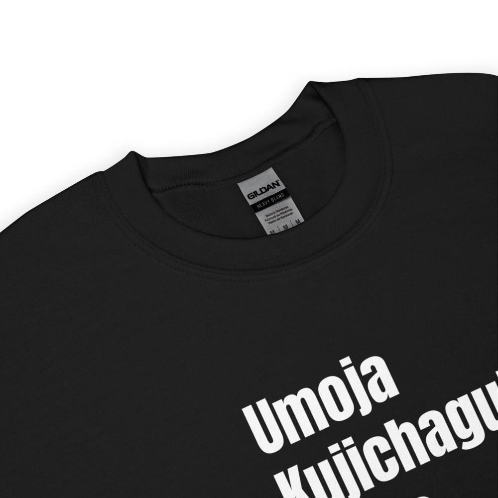 7 Principles Unisex Sweatshirt - Habari Gani? Sleeve
