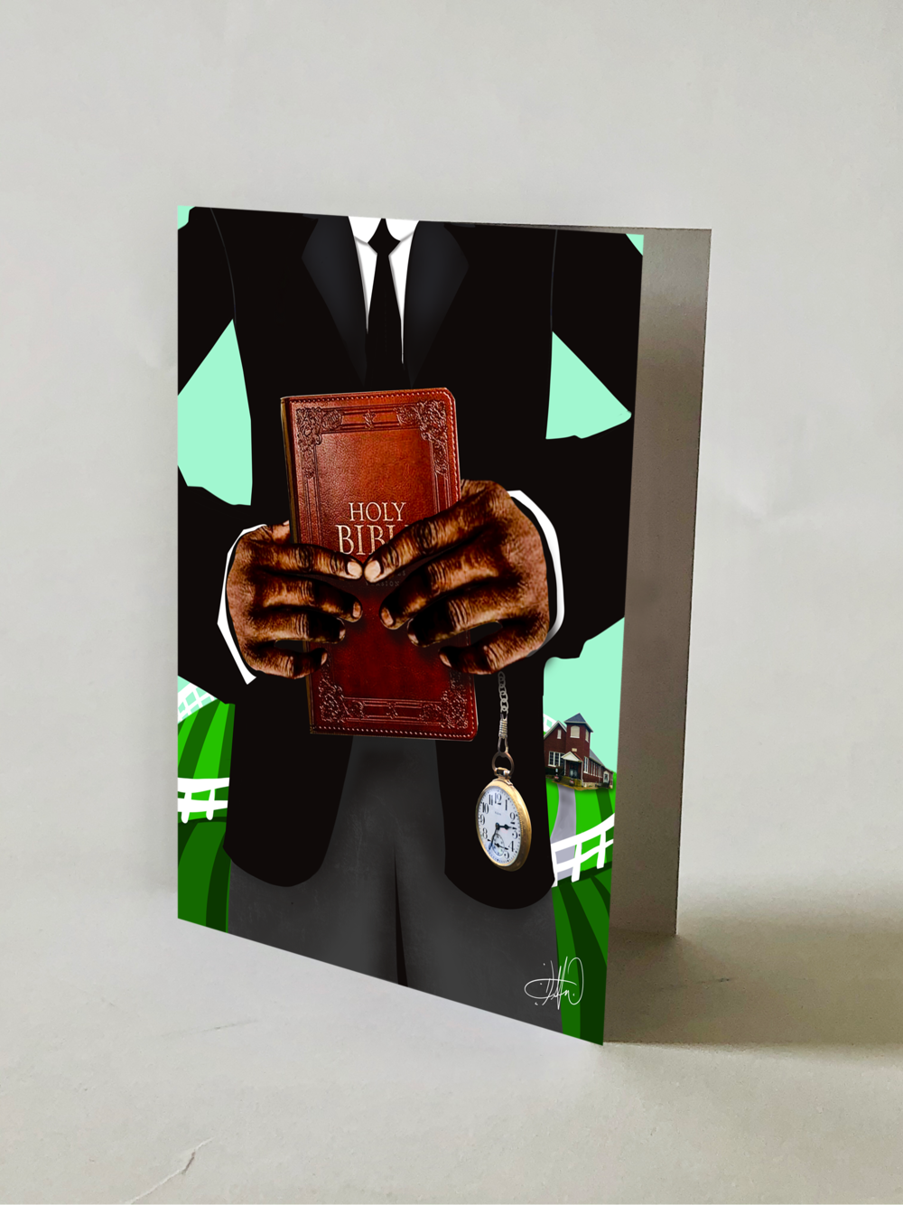 Dafri Studios - My Weapon Greeting Card