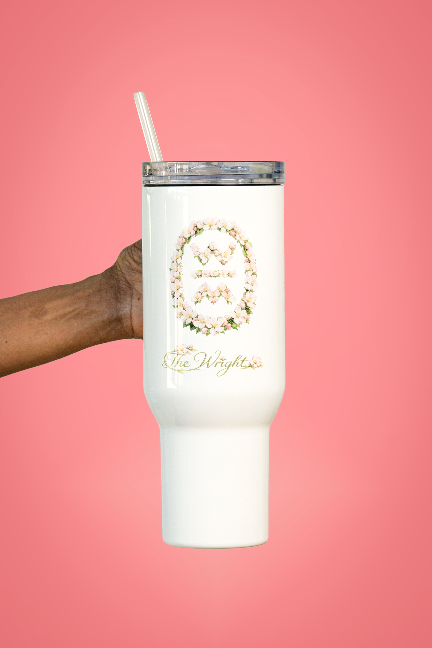 Bloom Travel Mug with a Handle