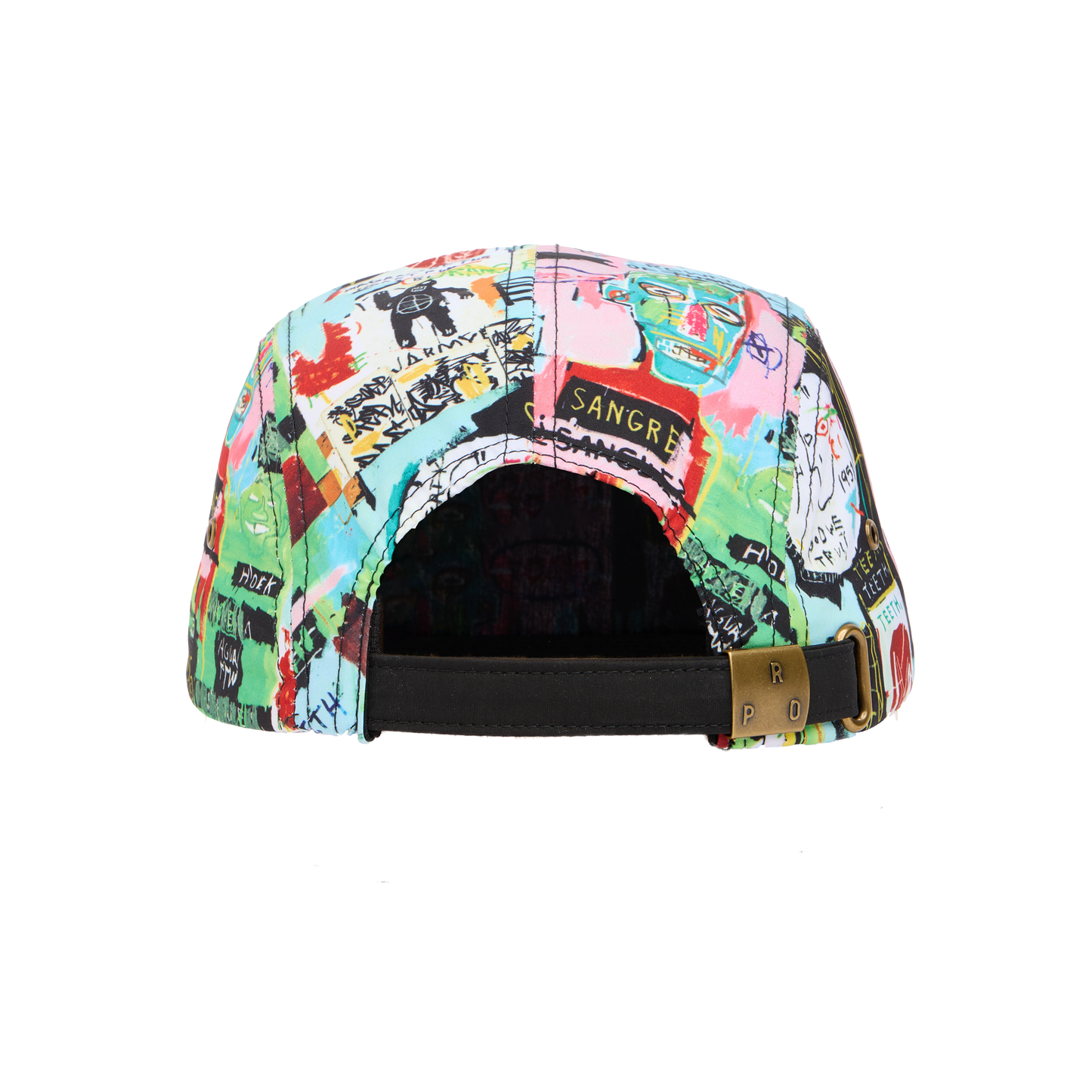 Basquiat "In Italian" All-Over Print 5-Panel Cap