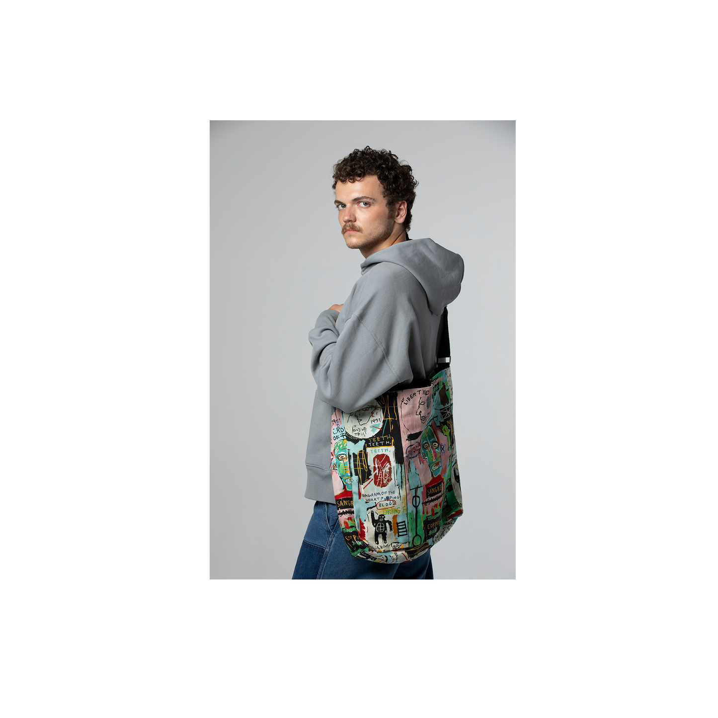 Jean-Michel Basquiat “In Italian” Crossbody Bag
