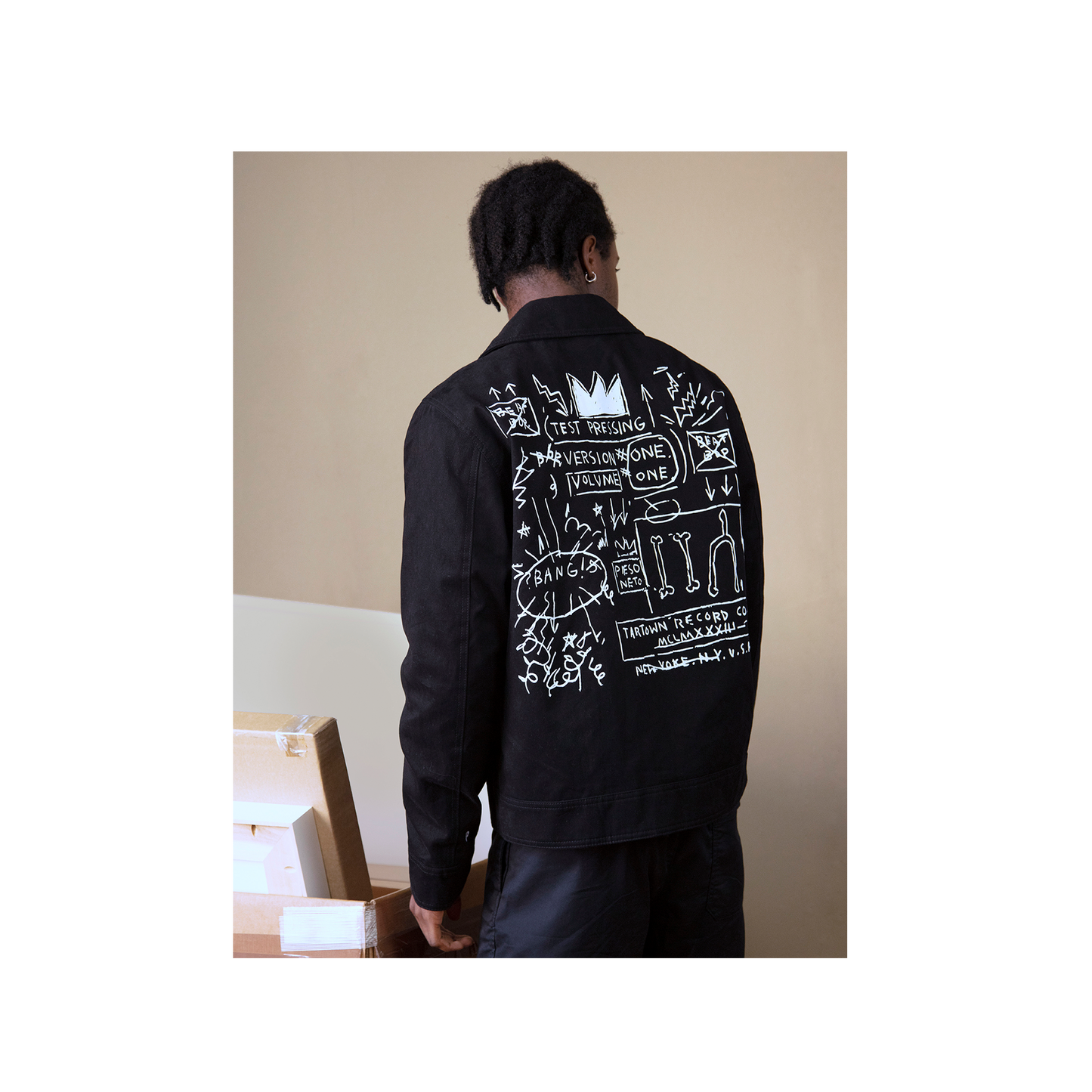 Basquiat "Beat Bop" Mechanic's Jacket: L