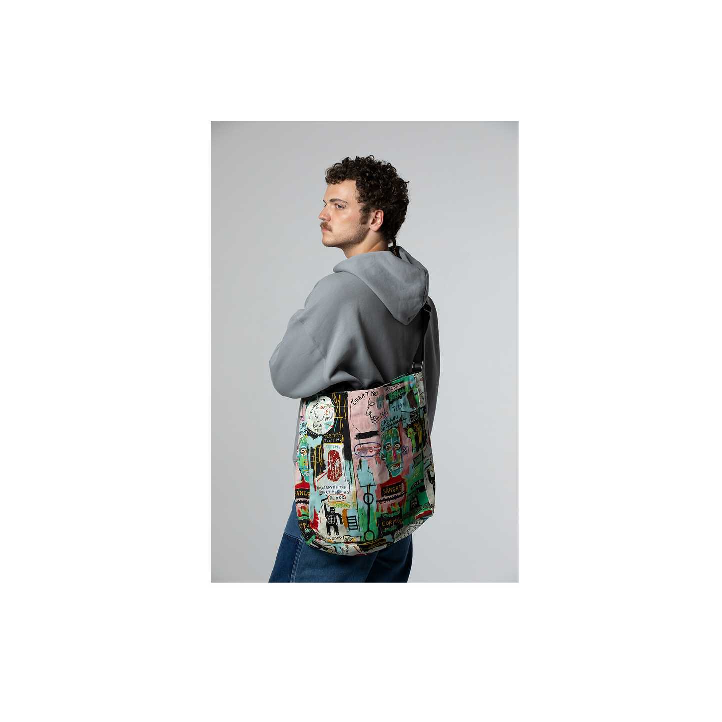 Jean-Michel Basquiat “In Italian” Crossbody Bag