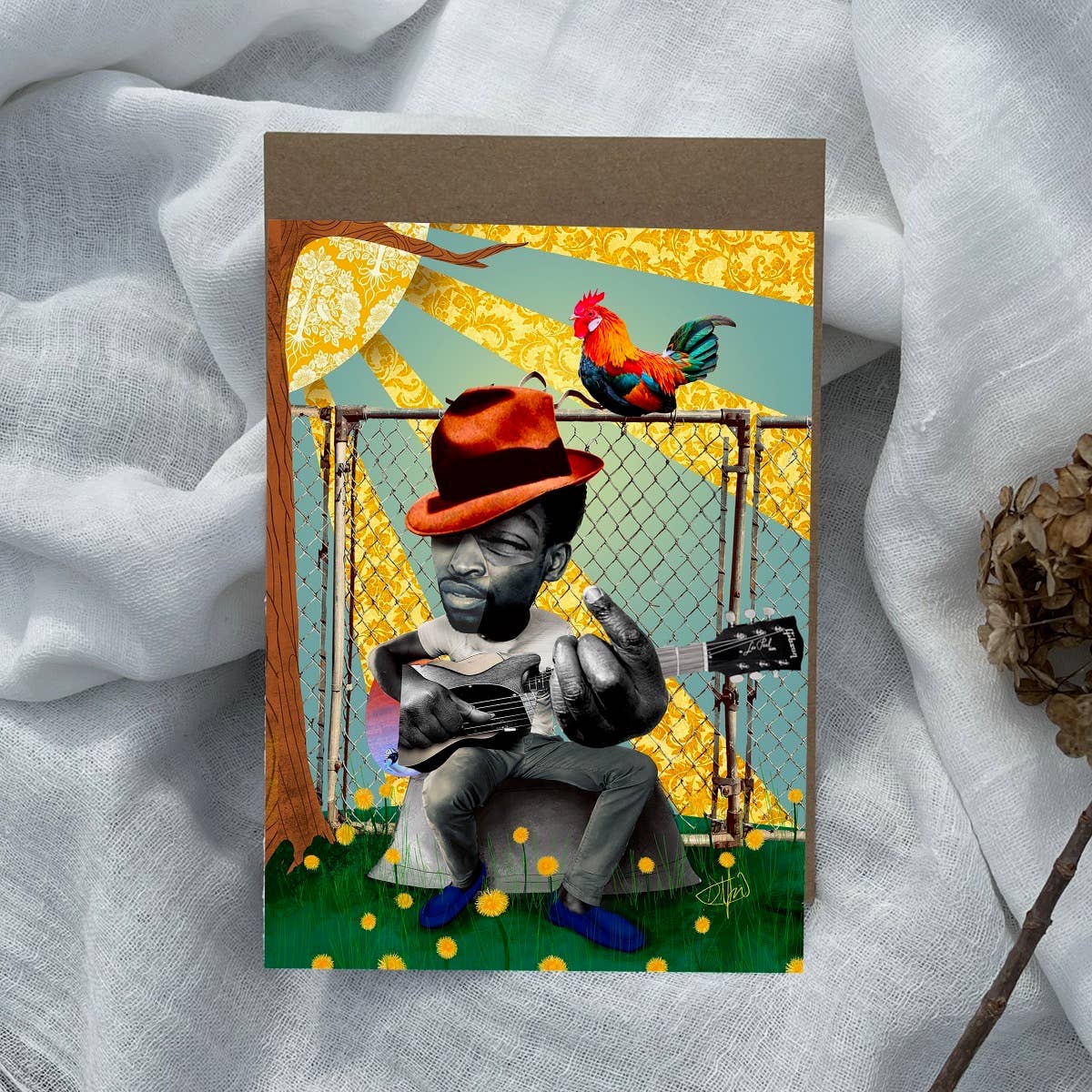 Dafri Studios - What a Dandy Diddy Greeting Card