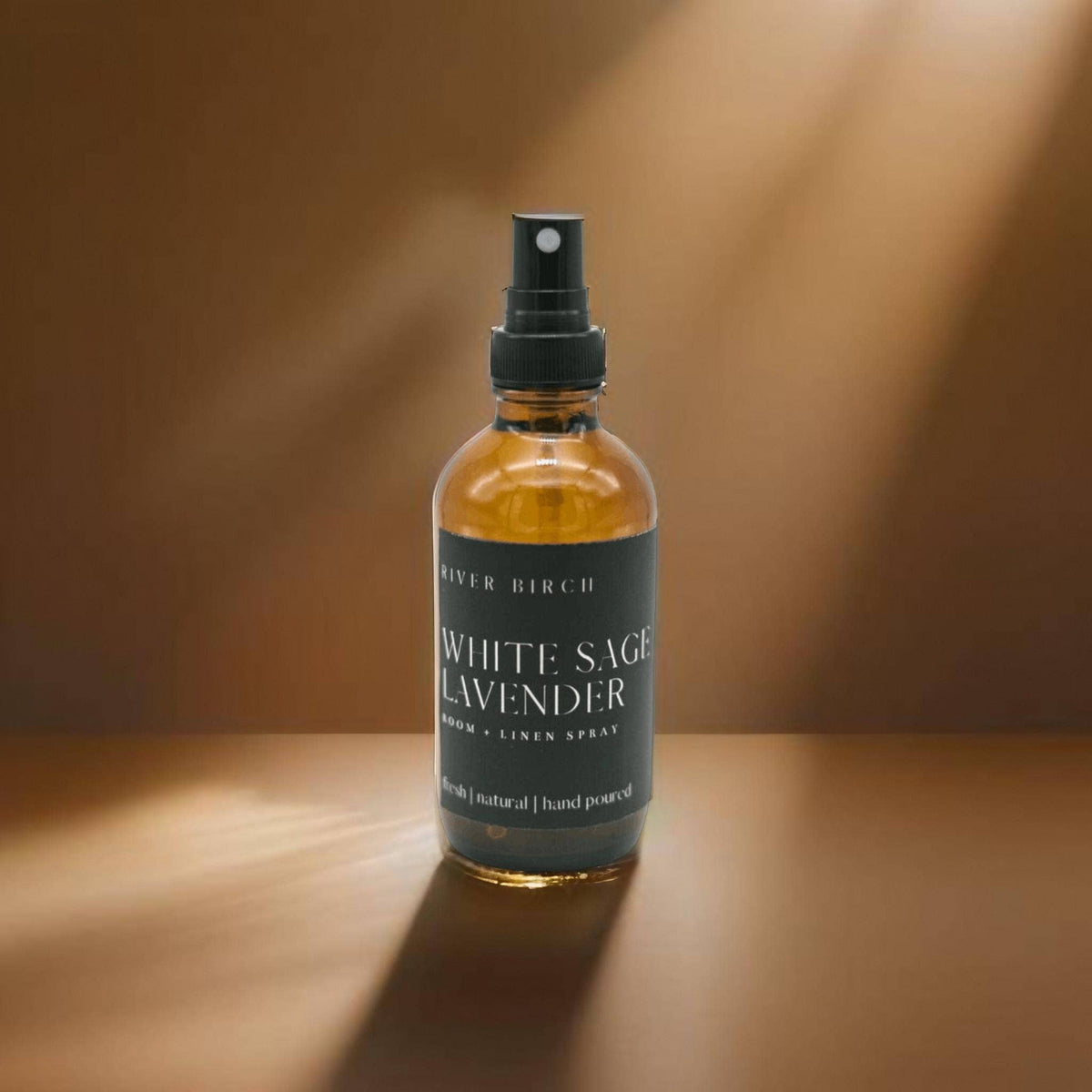 White Sage Lavender - 4 oz Amber Glass Room + Linen Spray