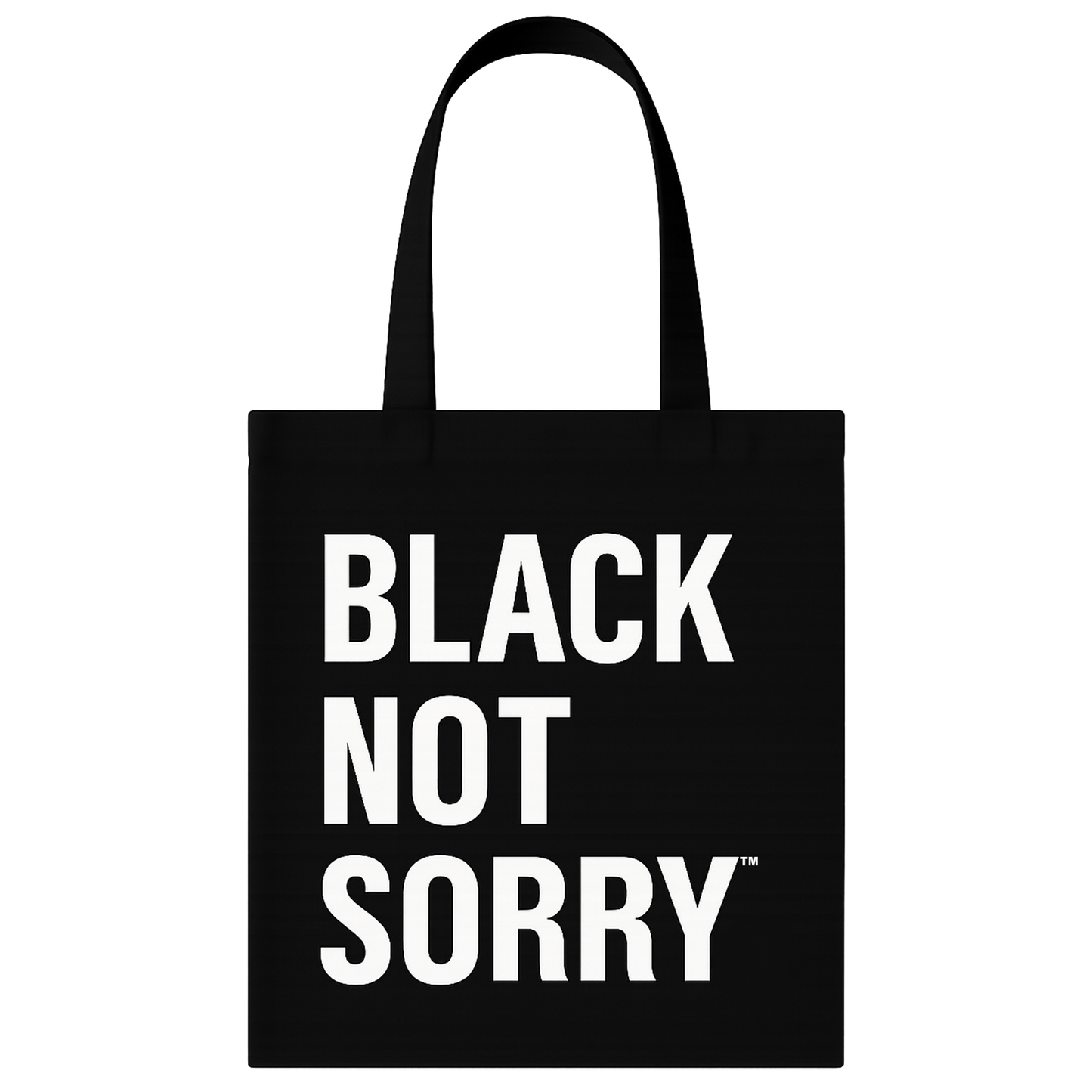 Black Not Sorry Tote (Black)*