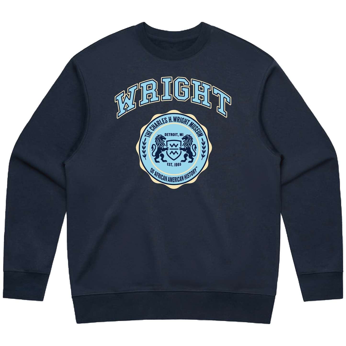 Wright Collegiate Crewneck (Navy)
