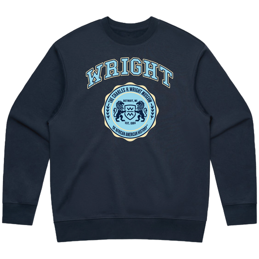 Wright Collegiate Crewneck (Navy)